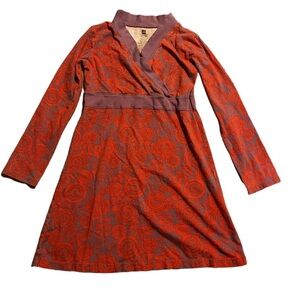 Cotton Tea faux wrap dress